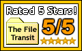 Highest 5-star rating at filetransit.com